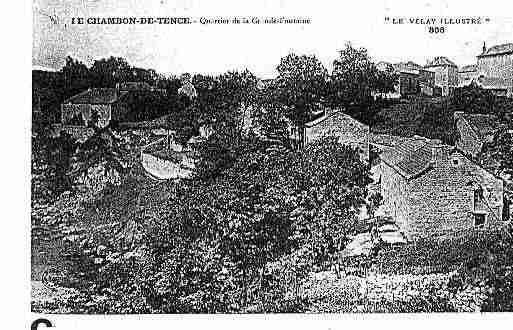 Ville de CHAMBONSURLIGNON(LE) Carte postale ancienne