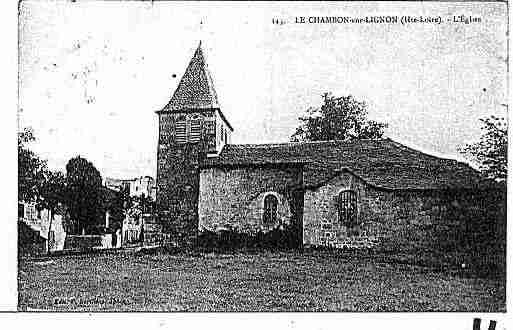 Ville de CHAMBONSURLIGNON(LE) Carte postale ancienne