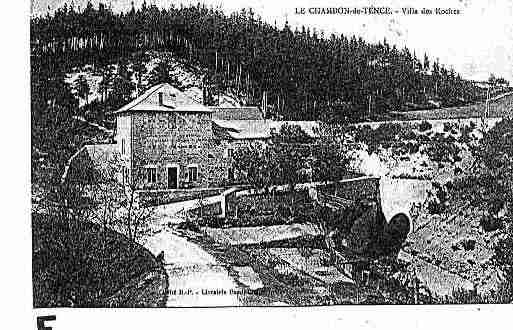 Ville de CHAMBONSURLIGNON(LE) Carte postale ancienne