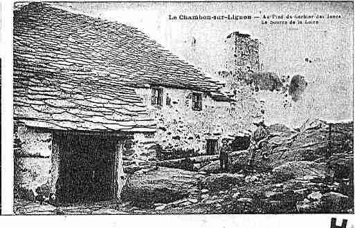 Ville de CHAMBONSURLIGNON(LE) Carte postale ancienne