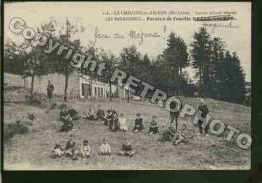 Ville de CHAMBONSURLIGNON(LE) Carte postale ancienne