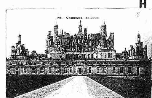 Ville de CHAMBORD Carte postale ancienne