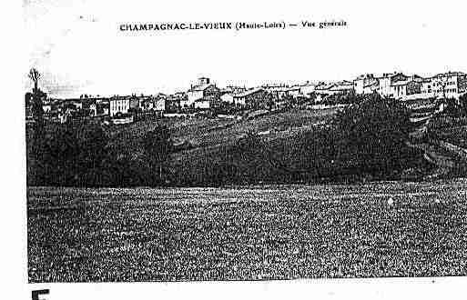 Ville de CHAMPAGNACLEVIEUX Carte postale ancienne