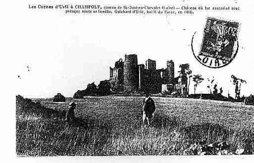 Ville de CHAMPOLY Carte postale ancienne