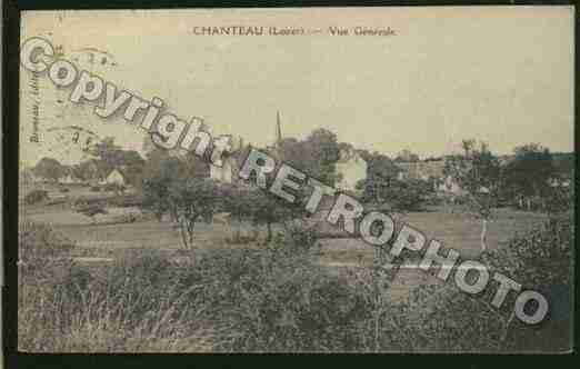 Ville de CHANTEAU Carte postale ancienne