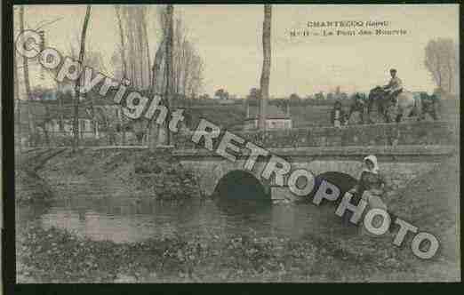 Ville de CHANTECOQ Carte postale ancienne