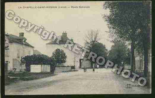 Ville de CHAPELLESAINTMESMIN(LA) Carte postale ancienne