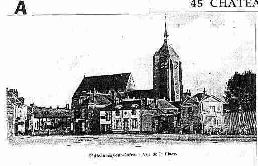 Ville de CHATEAUNEUFSURLOIRE Carte postale ancienne