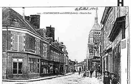 Ville de CHATEAUNEUFSURLOIRE Carte postale ancienne