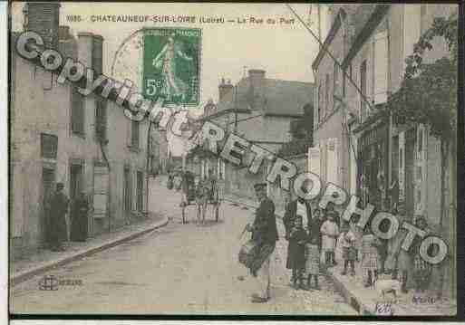 Ville de CHATEAUNEUFSURLOIRE Carte postale ancienne