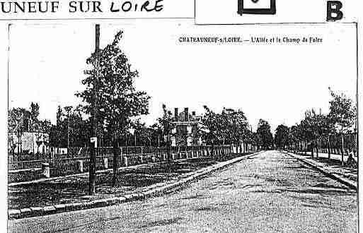 Ville de CHATEAUNEUFSURLOIRE Carte postale ancienne