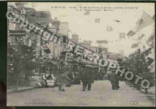 Ville de CHATILLONCOLIGNY Carte postale ancienne
