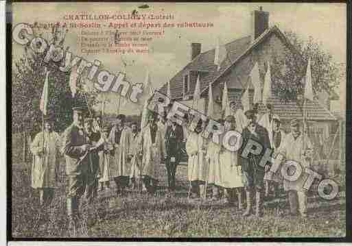 Ville de CHATILLONCOLIGNY Carte postale ancienne