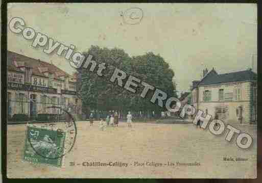 Ville de CHATILLONCOLIGNY Carte postale ancienne