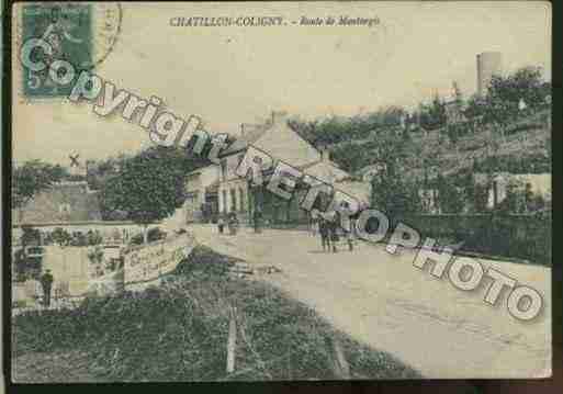 Ville de CHATILLONCOLIGNY Carte postale ancienne