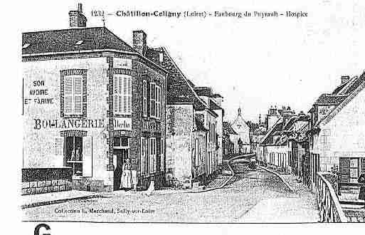 Ville de CHATILLONCOLIGNY Carte postale ancienne