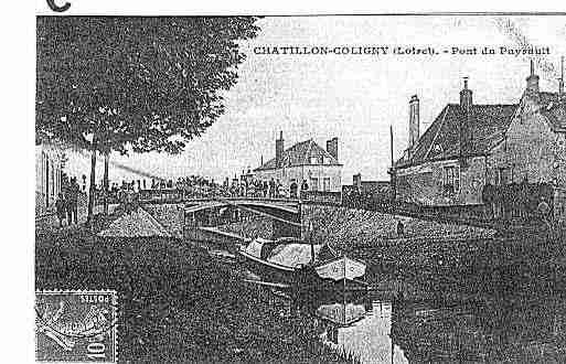 Ville de CHATILLONCOLIGNY Carte postale ancienne