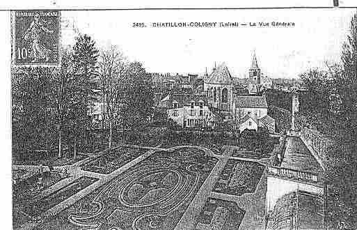 Ville de CHATILLONCOLIGNY Carte postale ancienne