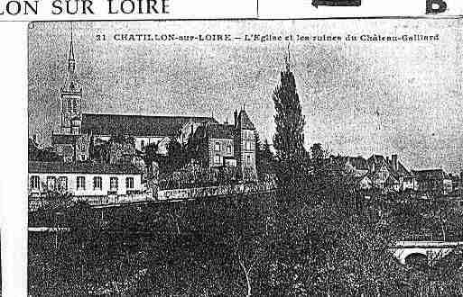 Ville de CHATILLONSURLOIRE Carte postale ancienne