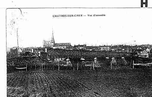 Ville de CHATRESSURCHER Carte postale ancienne