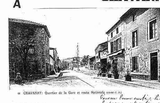 Ville de CHAVANAY Carte postale ancienne