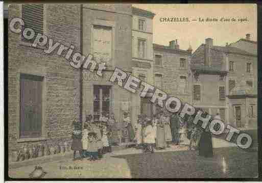 Ville de CHAZELLESSURLYON Carte postale ancienne