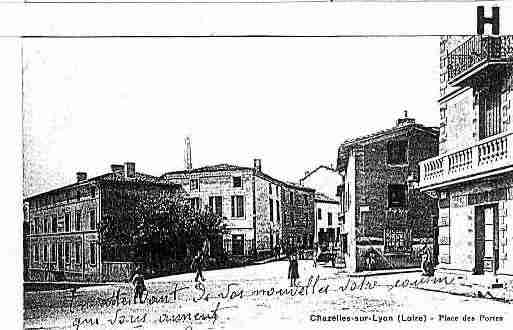 Ville de CHAZELLESSURLYON Carte postale ancienne Ville de CHAZELLESSURLYON Carte postale ancienne