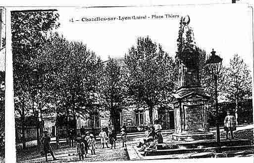 Ville de CHAZELLESSURLYON Carte postale ancienne