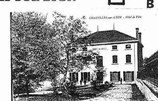 Ville de CHAZELLESSURLYON Carte postale ancienne