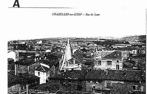 Ville de CHAZELLESSURLYON Carte postale ancienne