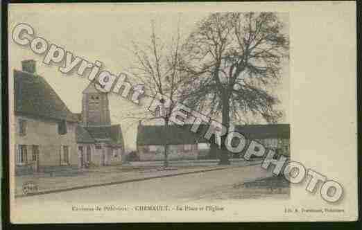 Ville de CHEMAULT Carte postale ancienne