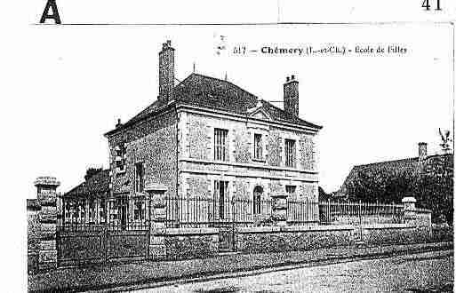 Ville de CHEMERY Carte postale ancienne