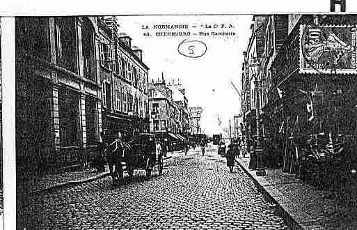 Ville de CHERBOURG Carte postale ancienne