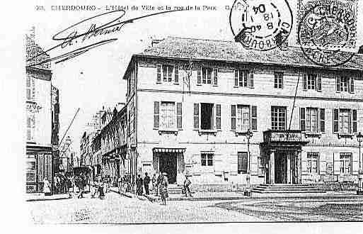 Ville de CHERBOURG Carte postale ancienne