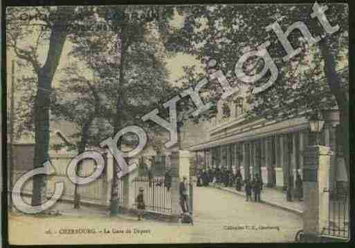 Ville de CHERBOURG Carte postale ancienne