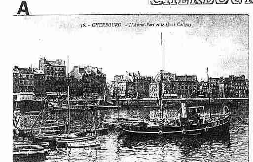 Ville de CHERBOURG Carte postale ancienne