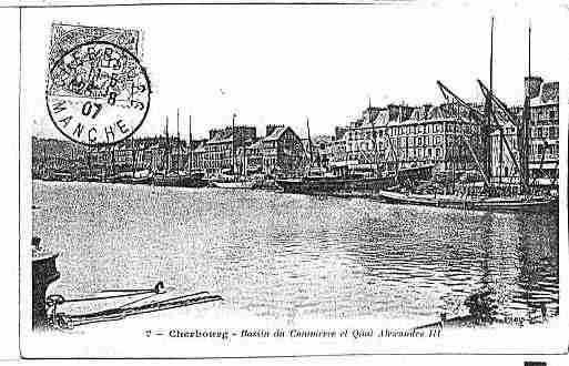 Ville de CHERBOURG Carte postale ancienne