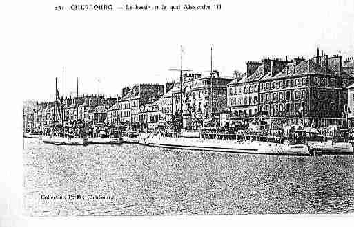 Ville de CHERBOURG Carte postale ancienne