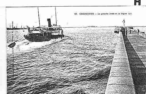 Ville de CHERBOURG Carte postale ancienne