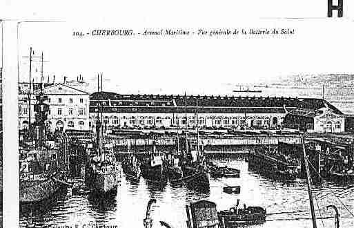 Ville de CHERBOURG Carte postale ancienne