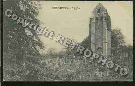 Ville de CHEVANNES Carte postale ancienne