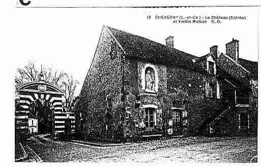 Ville de CHEVERNY Carte postale ancienne