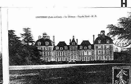 Ville de CHEVERNY Carte postale ancienne