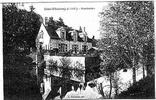 Ville de CHEVERNY Carte postale ancienne