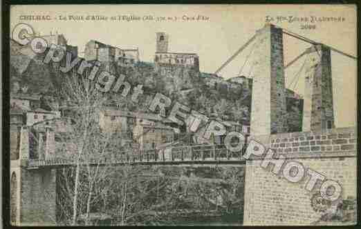 Ville de CHILHAC Carte postale ancienne