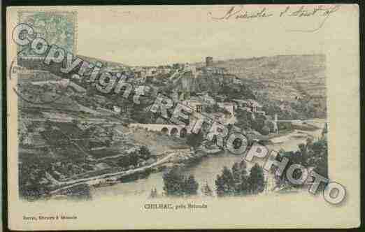 Ville de CHILHAC Carte postale ancienne