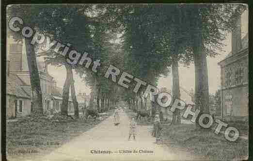 Ville de CHITENAY Carte postale ancienne