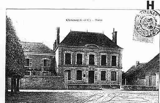 Ville de CHITENAY Carte postale ancienne