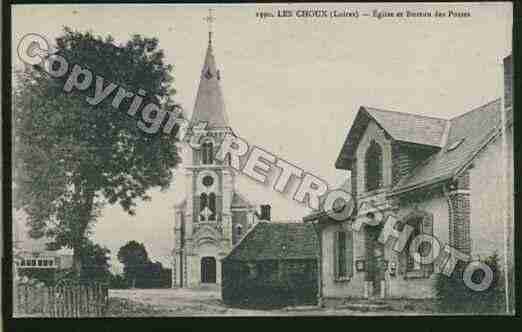 Ville de CHOUX(LES) Carte postale ancienne