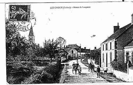 Ville de CHOUX(LES) Carte postale ancienne
